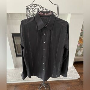 Robert Graham Men’s Black Long Sleeved Shirt